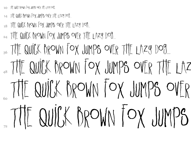 Lakeshore Drive font waterfall